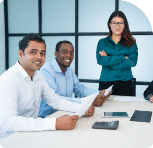The Hazir Financial Services team at the Islamabad office