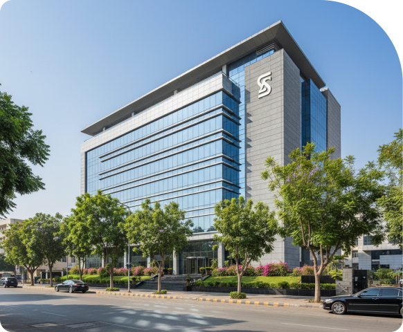 Commercial building in F-11 Markaz Islamabad where the company office is located